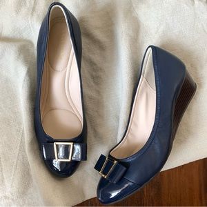 Cole Haan Emory Bow Wedges Size 8.5